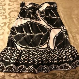 Black and white dress